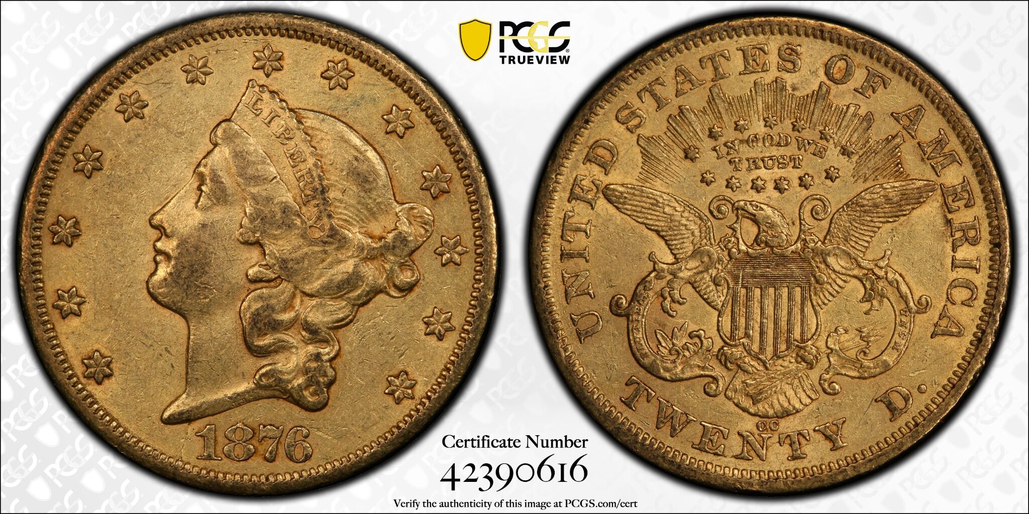 1876 CC $20