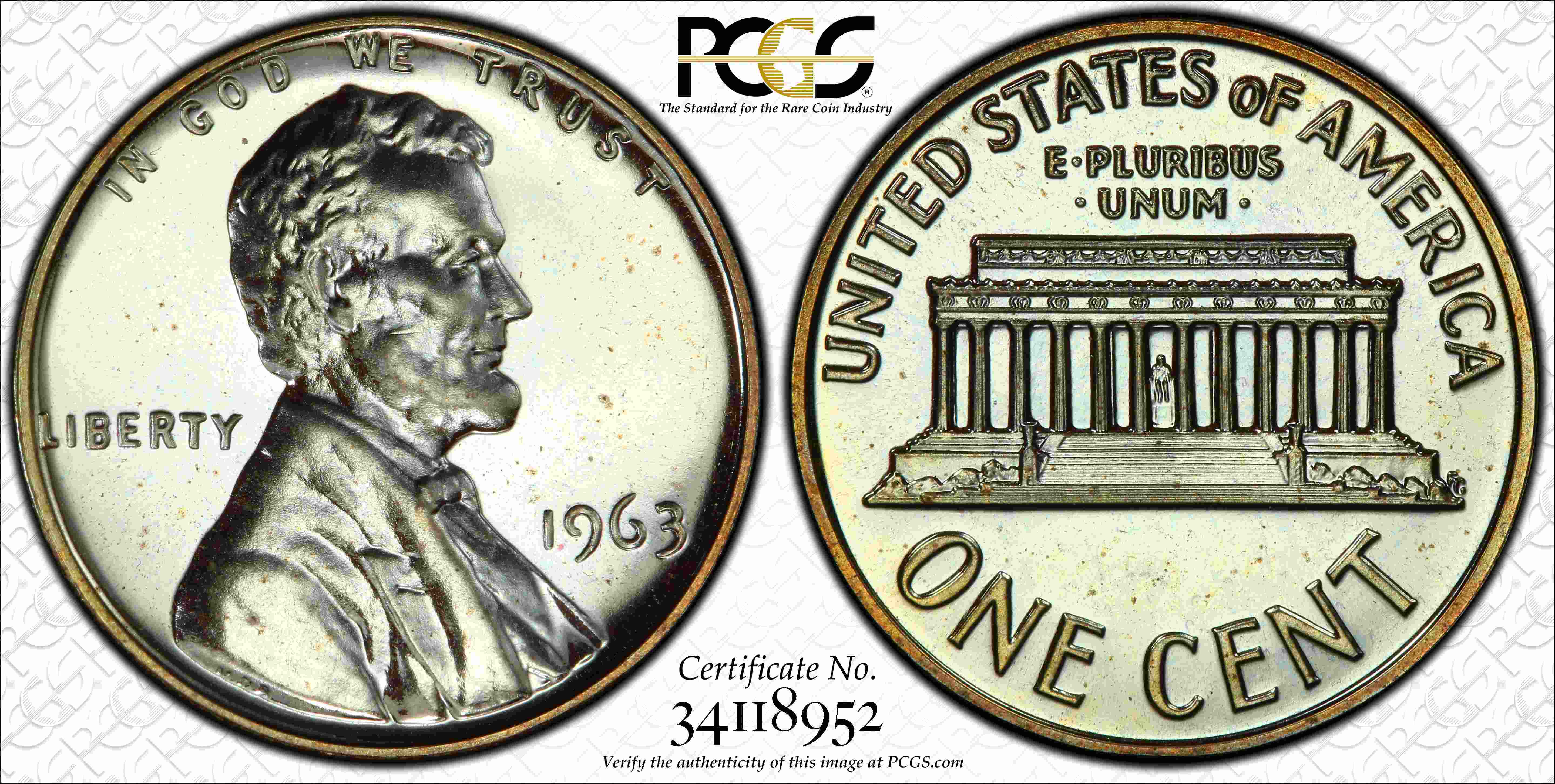 1963 P 1¢