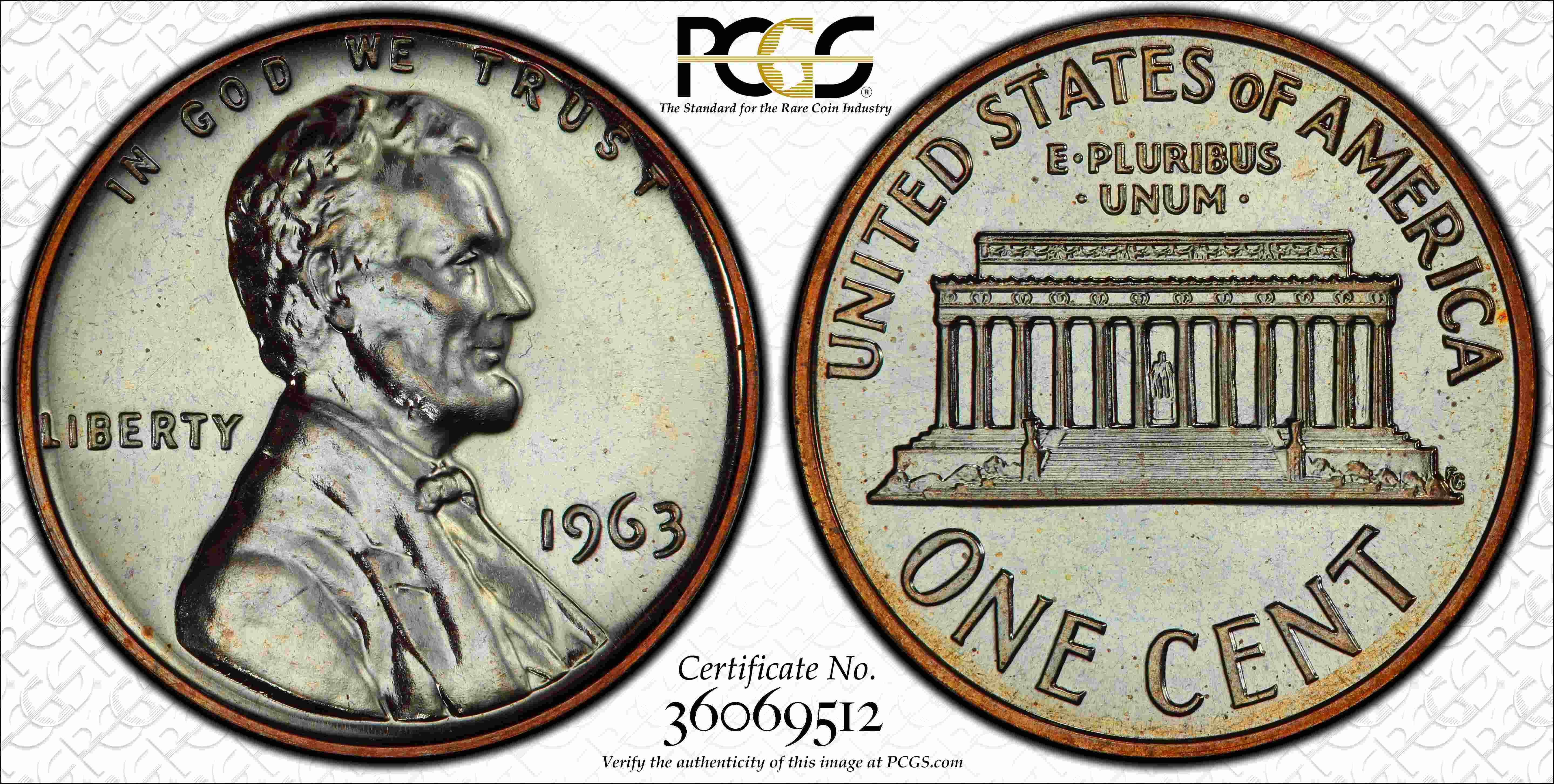 1963 P 1¢