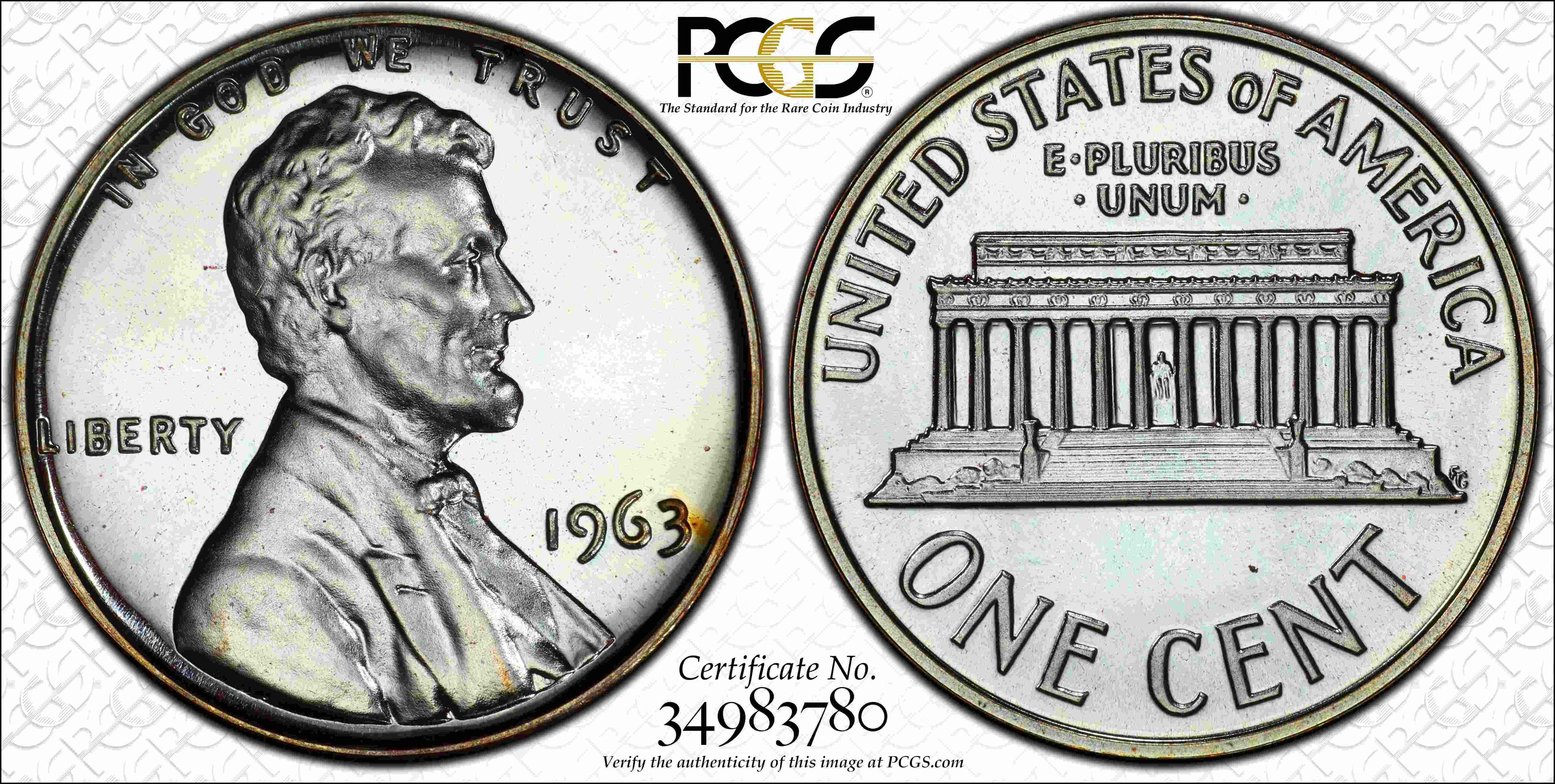 1963 P 1¢