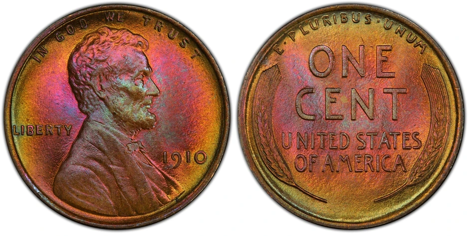 1910 P Lincoln Cent