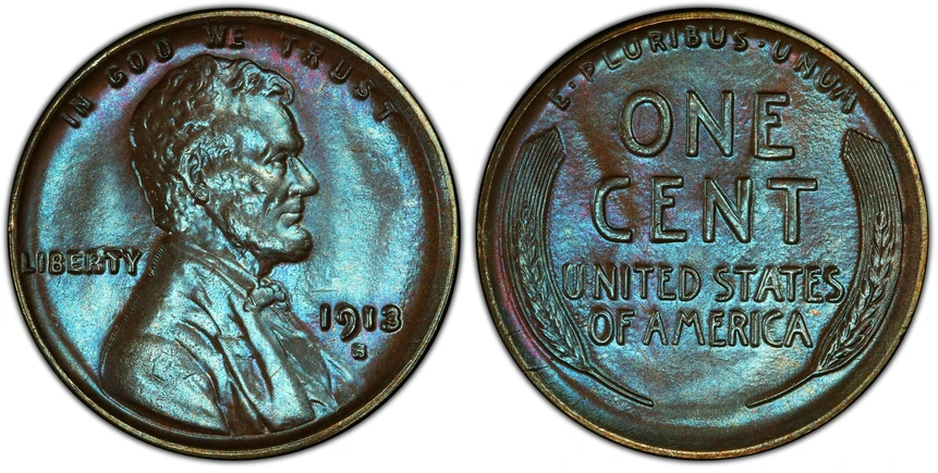 1913 S Lincoln Cent