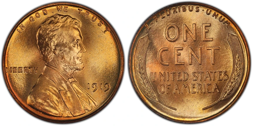 1919 P Lincoln Cent