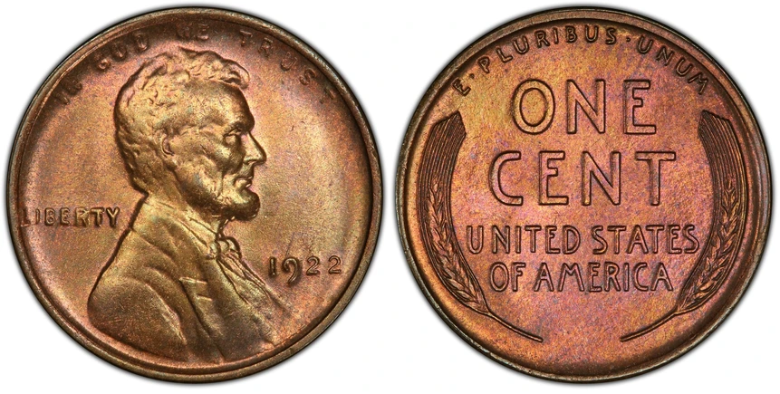 1922 No D Lincoln Cent