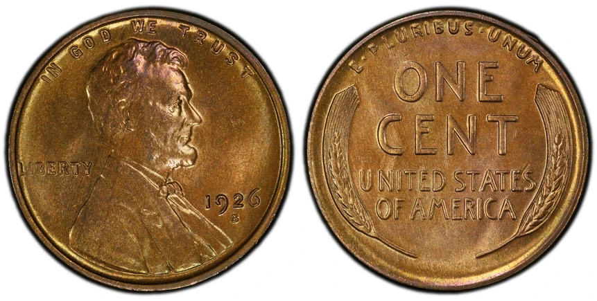1926 S Lincoln Cent
