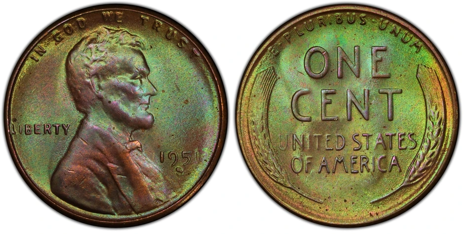 1951 S Lincoln Cent